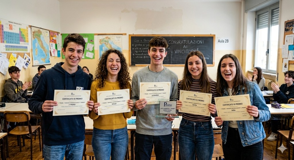 Olimpiadi dei Dilemmi Etici: il Team Cogito del Peano di Monterotondo in semifinale e vince il premio “Lealtà"