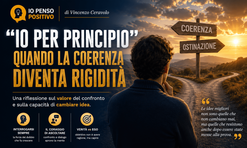 “Io per principio”: quando la coerenza diventa rigidità