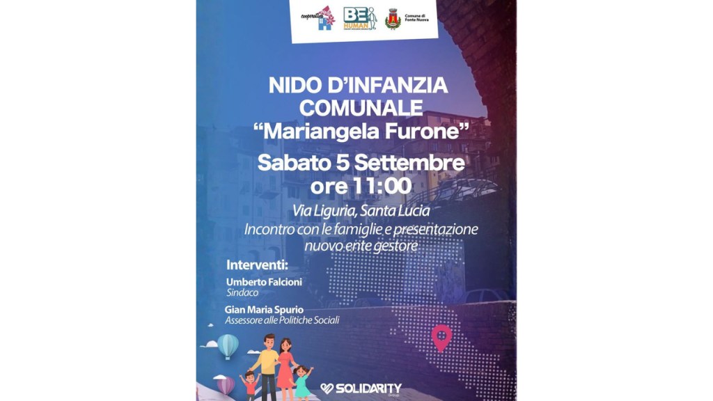 Fonte Nuova: Open Day all’asilo nido “Mariangela Furone”