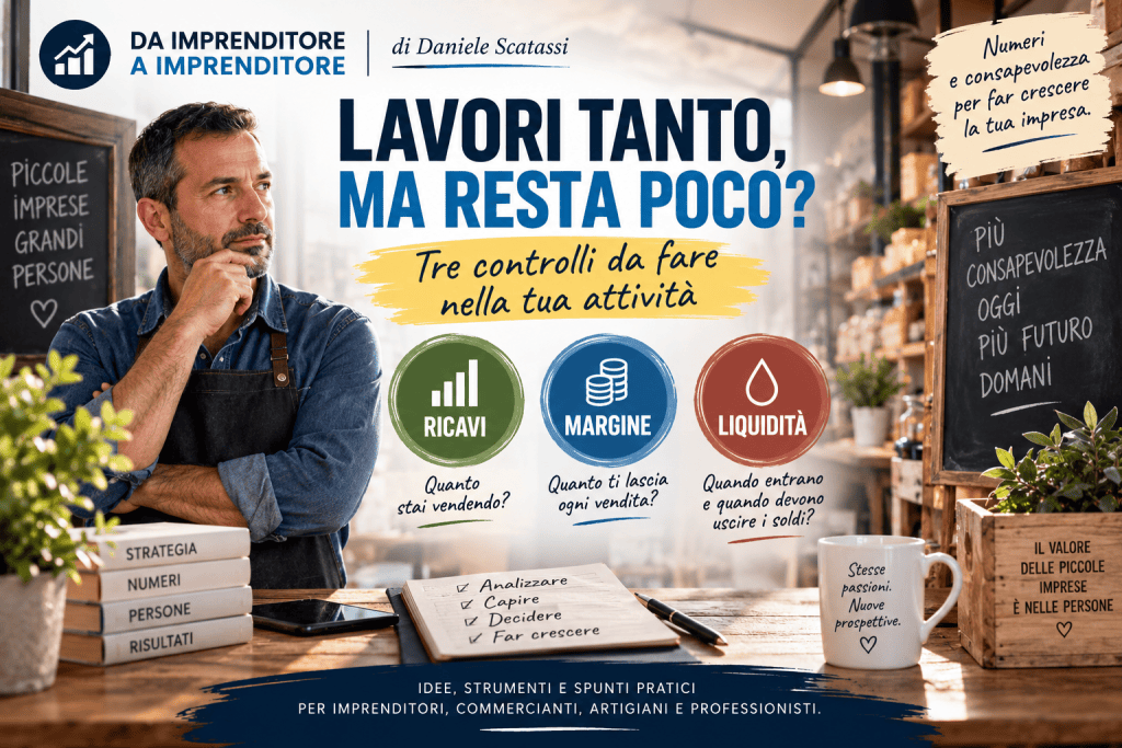 Lavori tanto ma resta poco? Tre controlli da fare in azienda