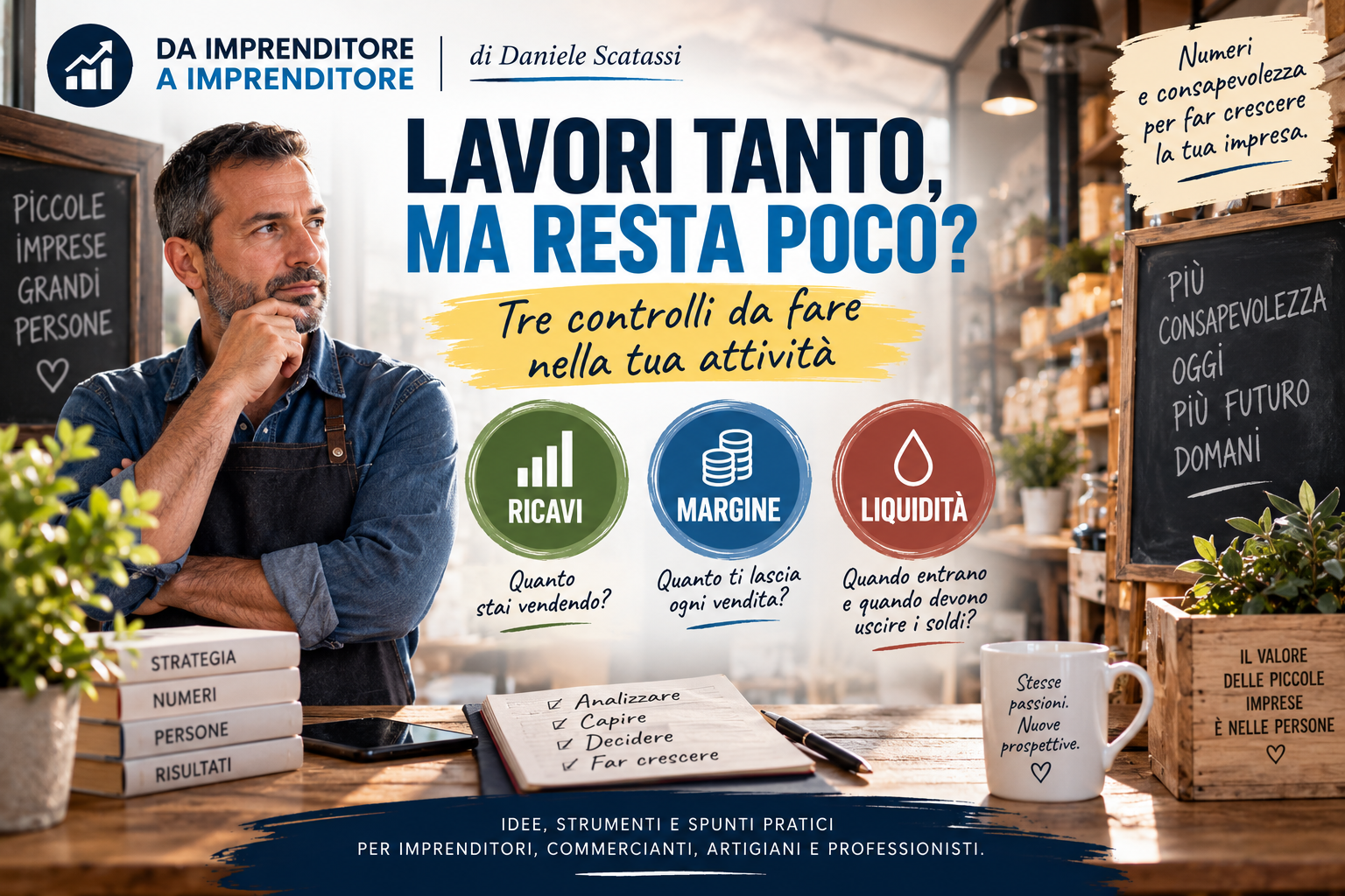 Lavori tanto ma resta poco? Tre controlli da fare in azienda
