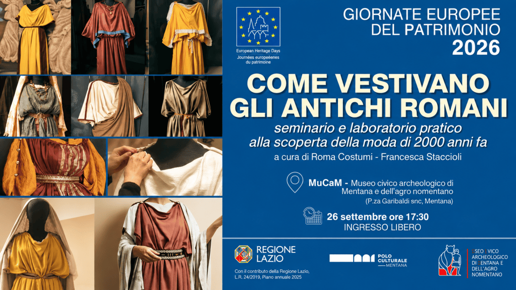 Mentana: al MuCaM un viaggio nella moda dell’antica Roma