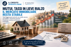 Mutui, tassi in lieve rialzo nel secondo semestre: il mercato immobiliare resta stabile