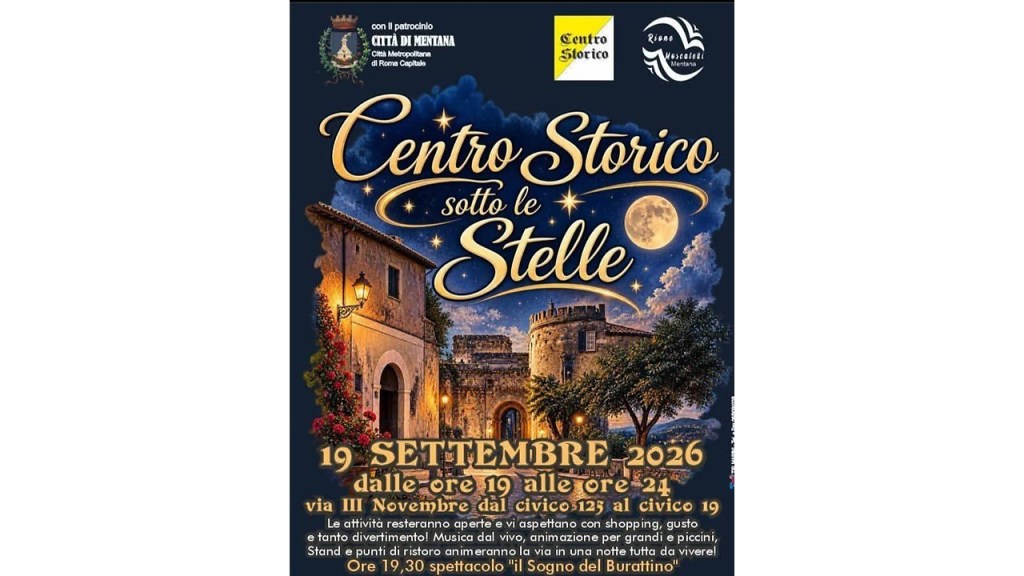 Mentana, “Centro Storico sotto le Stelle”: musica e spettacoli