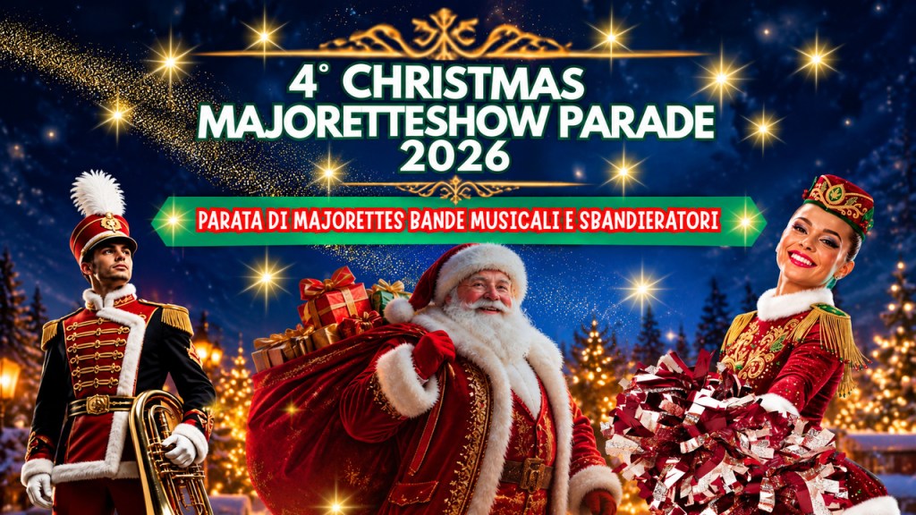 Mentana, torna il Christmas MajoretteShow Parade: sfilata natalizia con bande musicali e majorettes